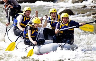 Whitewater rafting